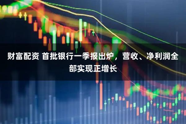 财富配资 首批银行一季报出炉，营收、净利润全部实现正增长